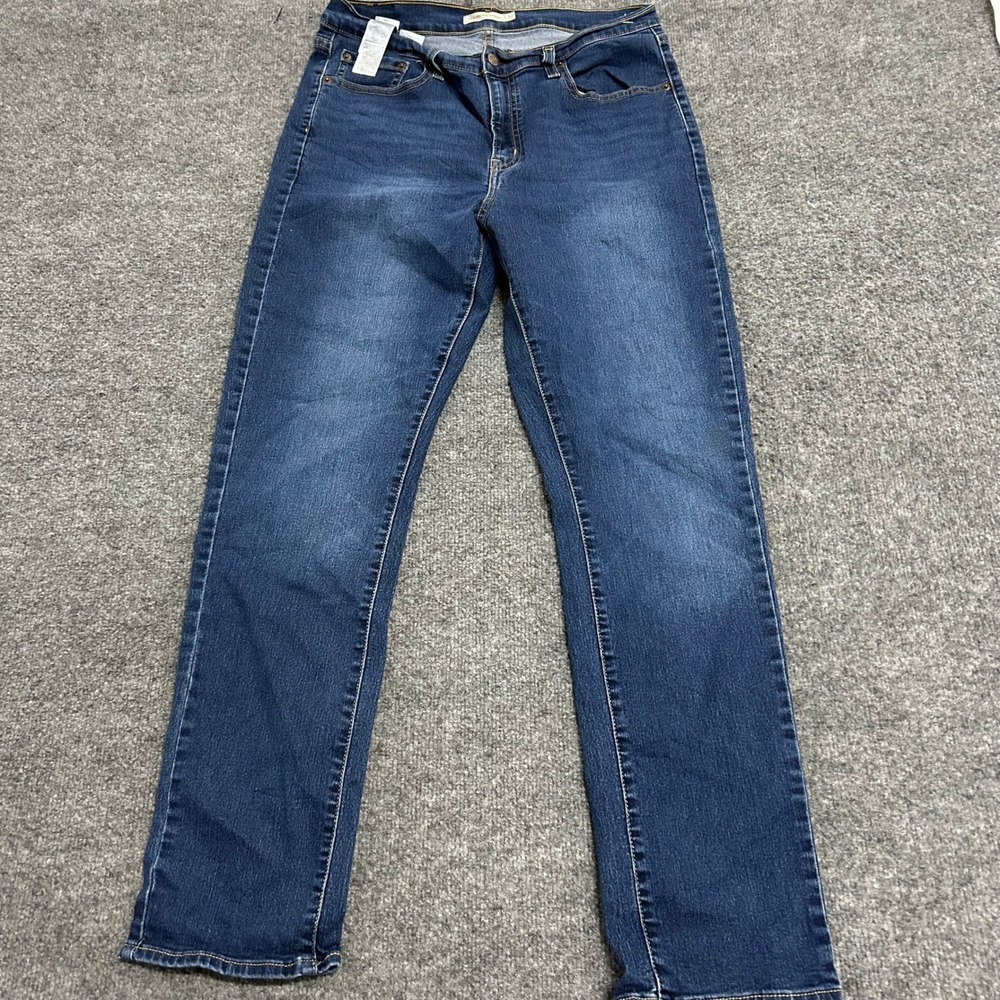 Levi's Jeans Womens Size 32 Blue 724 High Rise Straight Dark Wash Denim Stretch